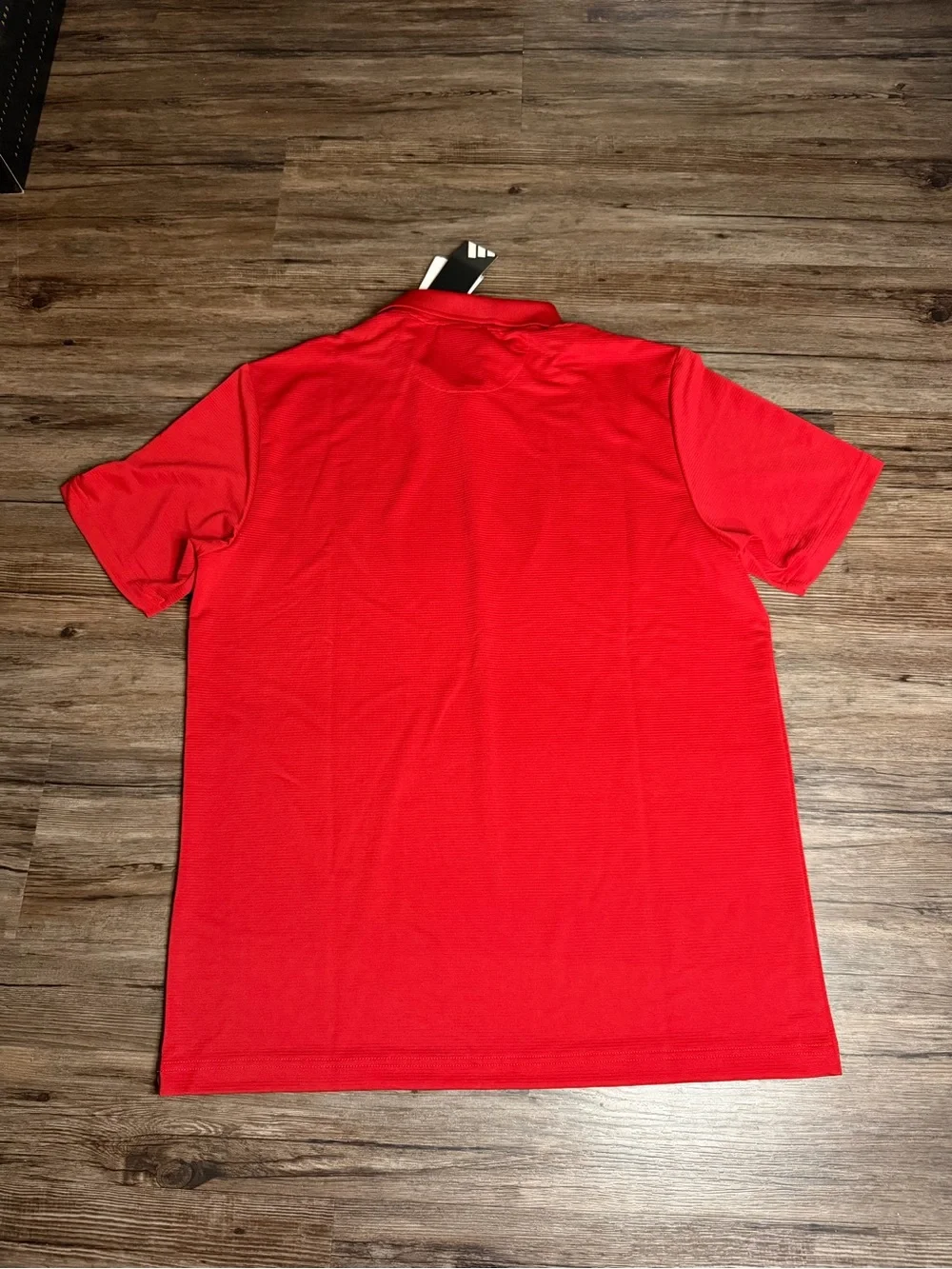 adidas Red Nebraska Men's Polo Shirt